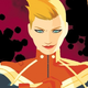The cover of Captain Marvel #1.